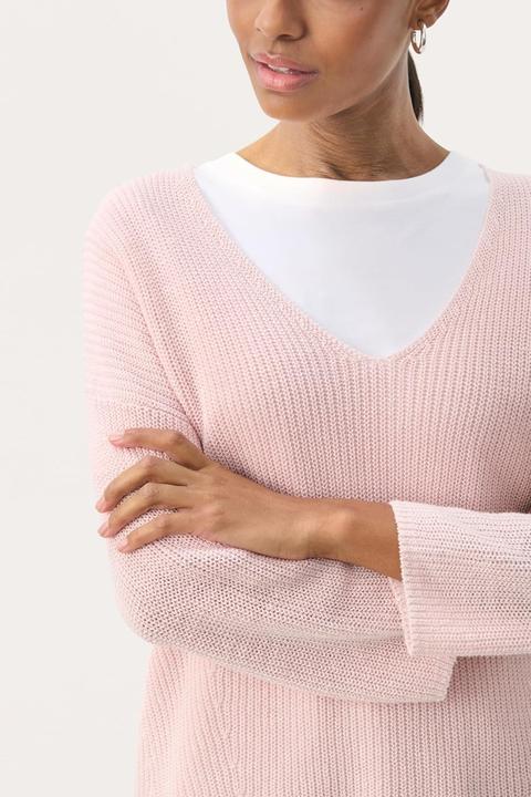 Produktbild Part Two Pullover mit lässigem Schnitt und Dreiviertelärmeln (M)