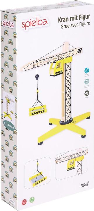 Actual product image Spielba Crane with figure