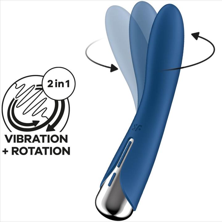 Produktbild Satisfyer Spinning Vibe 1 G-Spot Blauer Rotator Vibrator