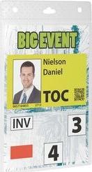 Actual product image Durable Name tag
