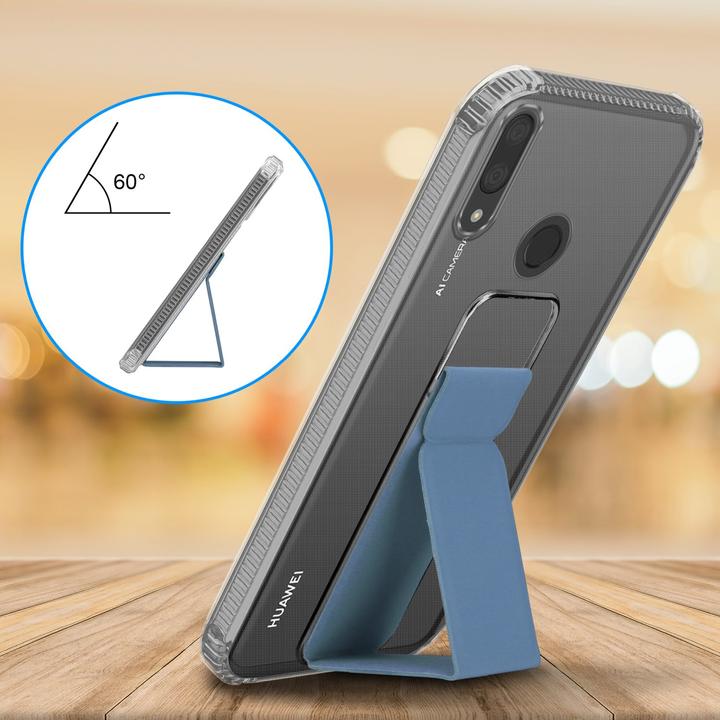 Actual product image Cadorabo Case for Huawei Y7 2019 / Y7 PRIME 2019 in TPU with holder LM167 Style (Huawei Y7 (2019), Huawei Y7 Prime (2019))