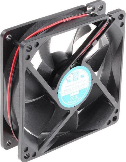 Produktbild RS PRO Lüfter 92x25mm 12Vdc (92 mm, 2x)