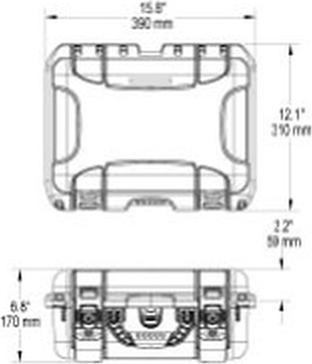 Produktbild Nanuk Kunststoffkoffer 915 - leer Olivgrün (Fotokoffer, 13 l)