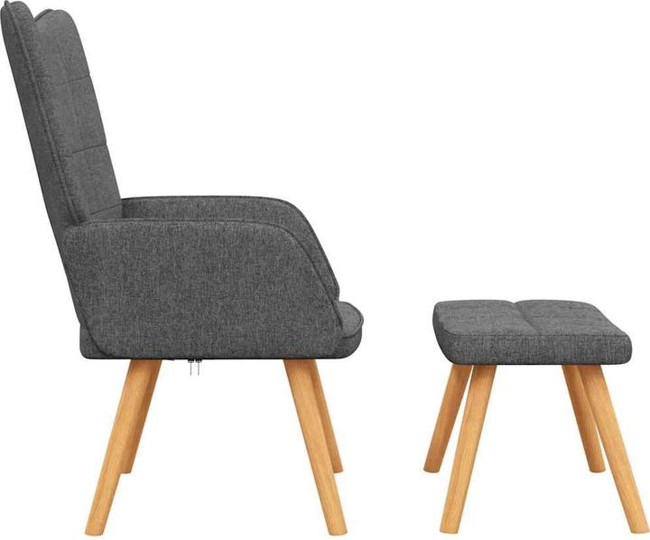 Actual product image vidaXL Relaxsessel mit Hocker
