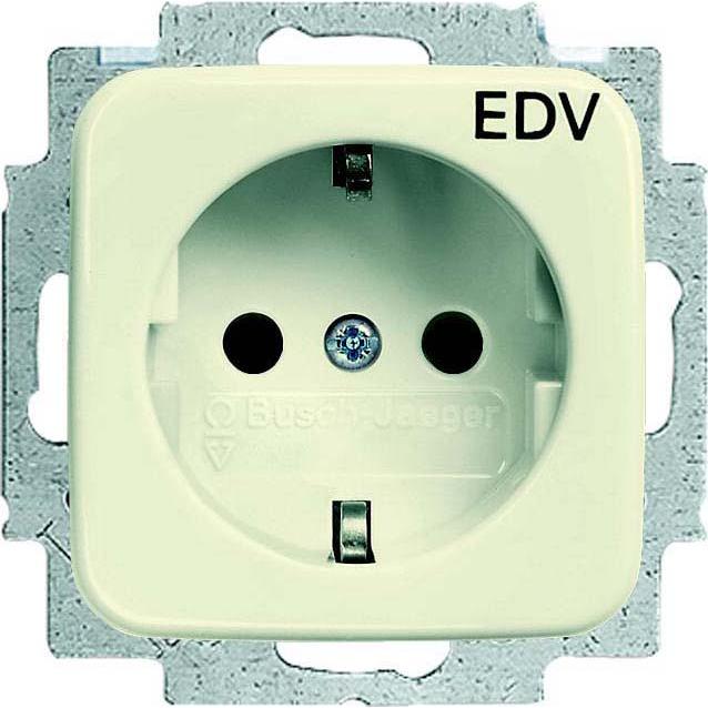 Busch-Jaeger, Steckdose, SCHUKO Steckdosen-Einsatz mit Aufdruck 2CKA002013A5313