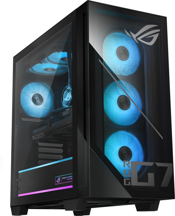 Produktbild ASUS ROG GM700 R7-9800X3D 32 2TB 5070 GM700TZ-R9800X120W W11H (2000 GB, 32 GB, AMD Ryzen 7 9800X3D, GeForce RTX 5070)