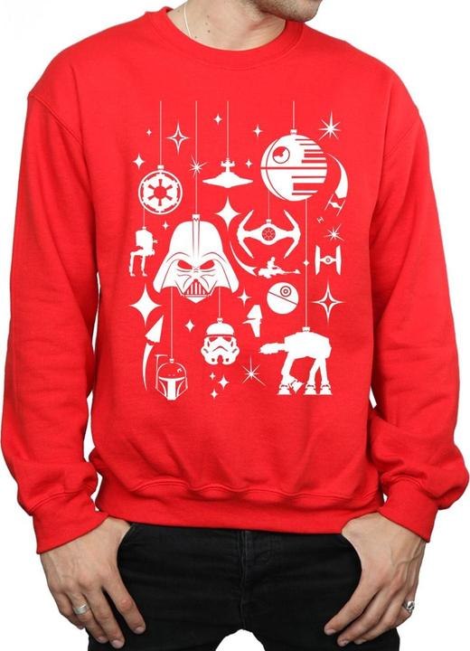 Immagine prodotto Star Wars Christmas Decorations Felpa Uomo (M)