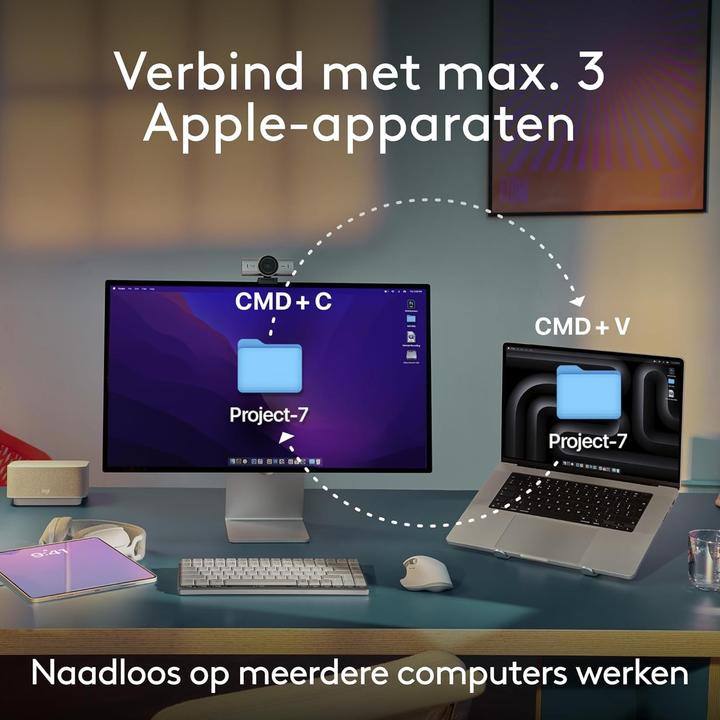 Actual product image Logitech Mx Keys S Combo For Mac (Eng. Int., Wireless)