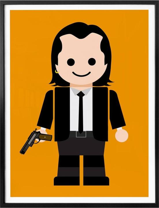 Produktbild Trenddeko Spielzeug Vincent Vega (60 x 80 cm)