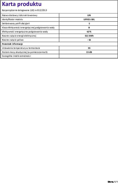 Produktbild LIN LIFVD1