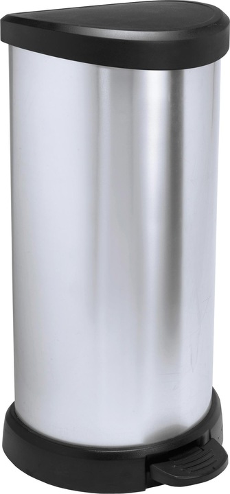 Immagine prodotto Curver DECOBIN cestino per rifiuti 40,0 l argento metallizzato (40 l)