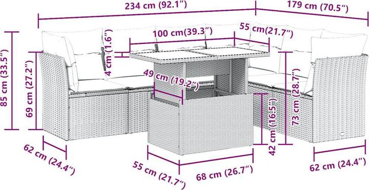 Produktbild vidaXL Niklas