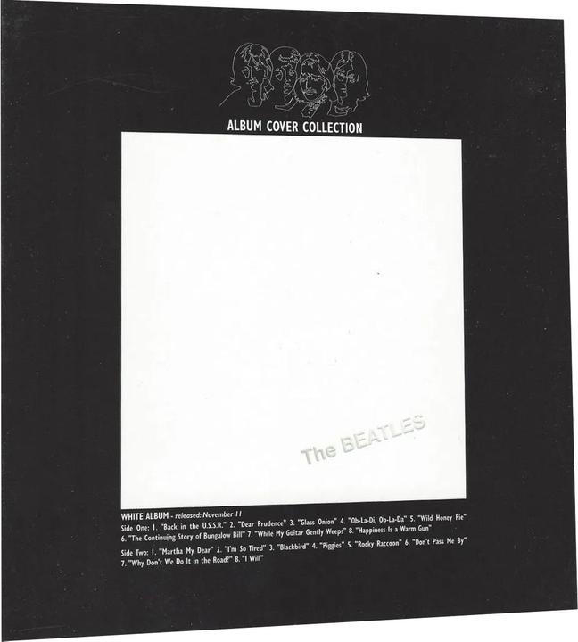 Actual product image The Beatles White Album Greetings Card (1x)