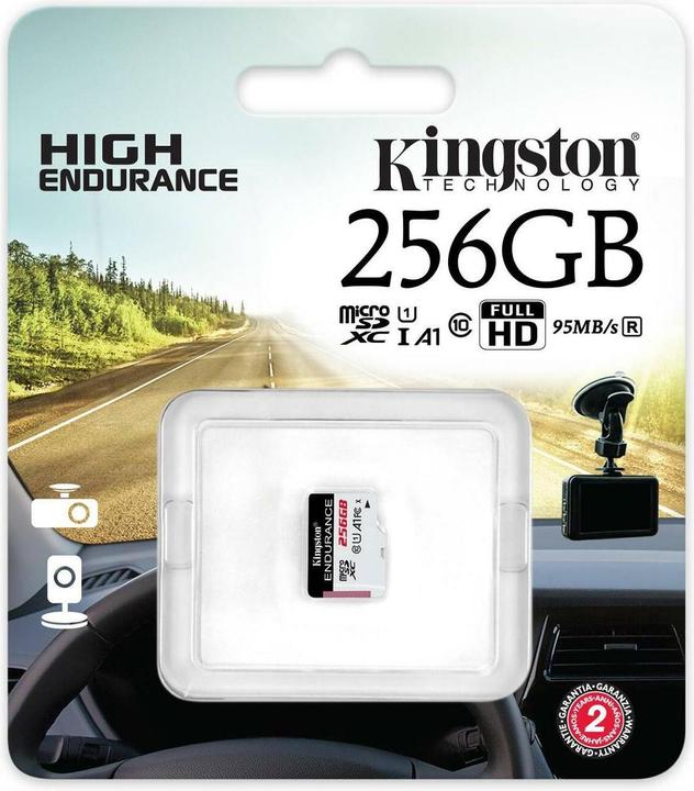 Produktbild Kingston High Endurance (256 GB, microSDXC, U1, UHS-I)