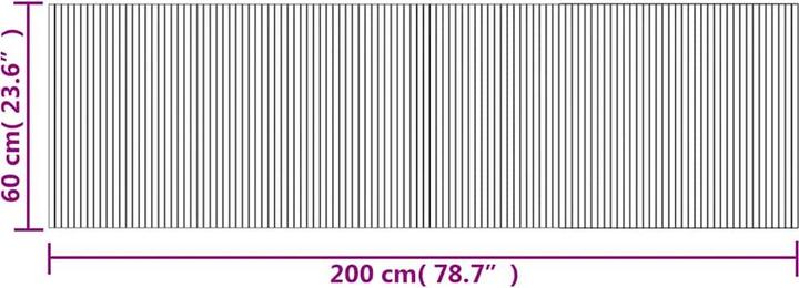 Produktbild vidaXL Teppich (200 x 60 cm)