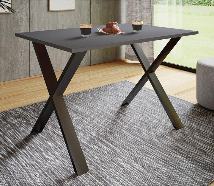 Produktbild Ebuy24 Esstisch XonaX schwarz (80 x 50 x 76 cm)