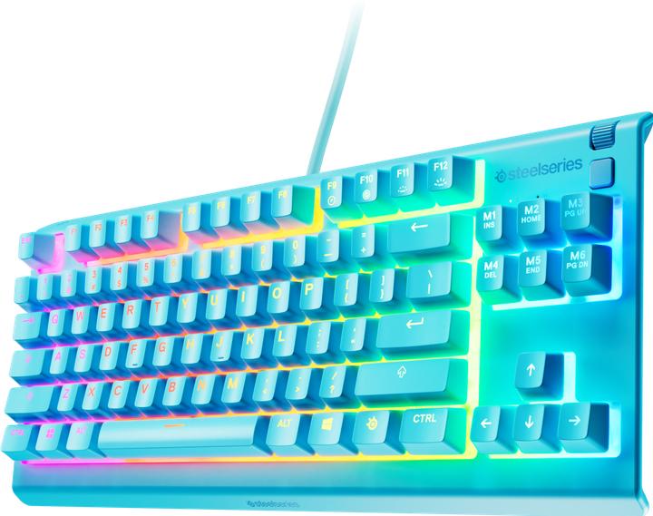 Actual product image SteelSeries Apex 3 TKL US, aqua (US, Cable)
