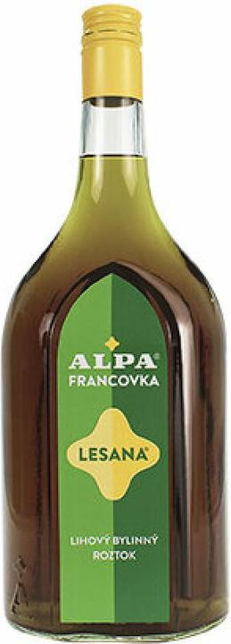 Actual product image Alpha-H Alpa Francovka Lesana Alcoholic Herbal Solution 1000 ml (1000 ml)