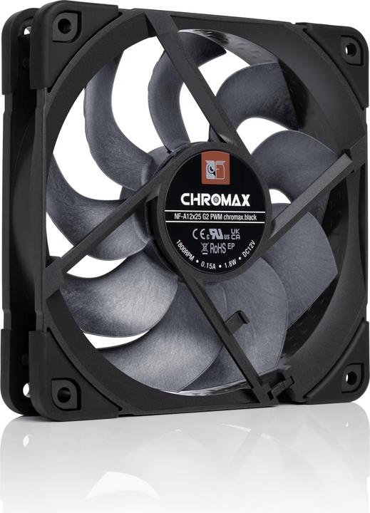 Produktbild Noctua NF-A12x25 G2 PWM chromax.black (120 mm, 1x)