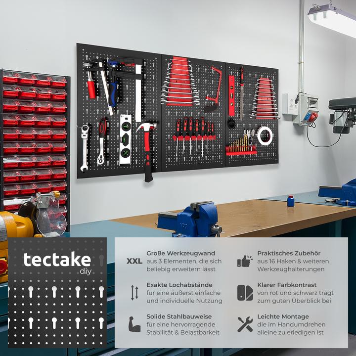Actual product image tectake Tool Pegboard