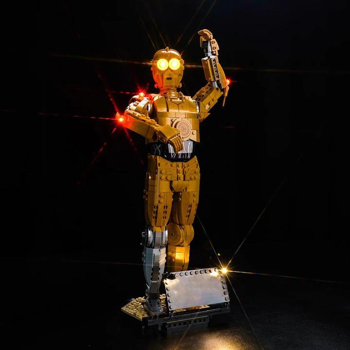 Immagine prodotto BrickBling LED Licht Set für LEGO Star Wars: C-3PO (75398)