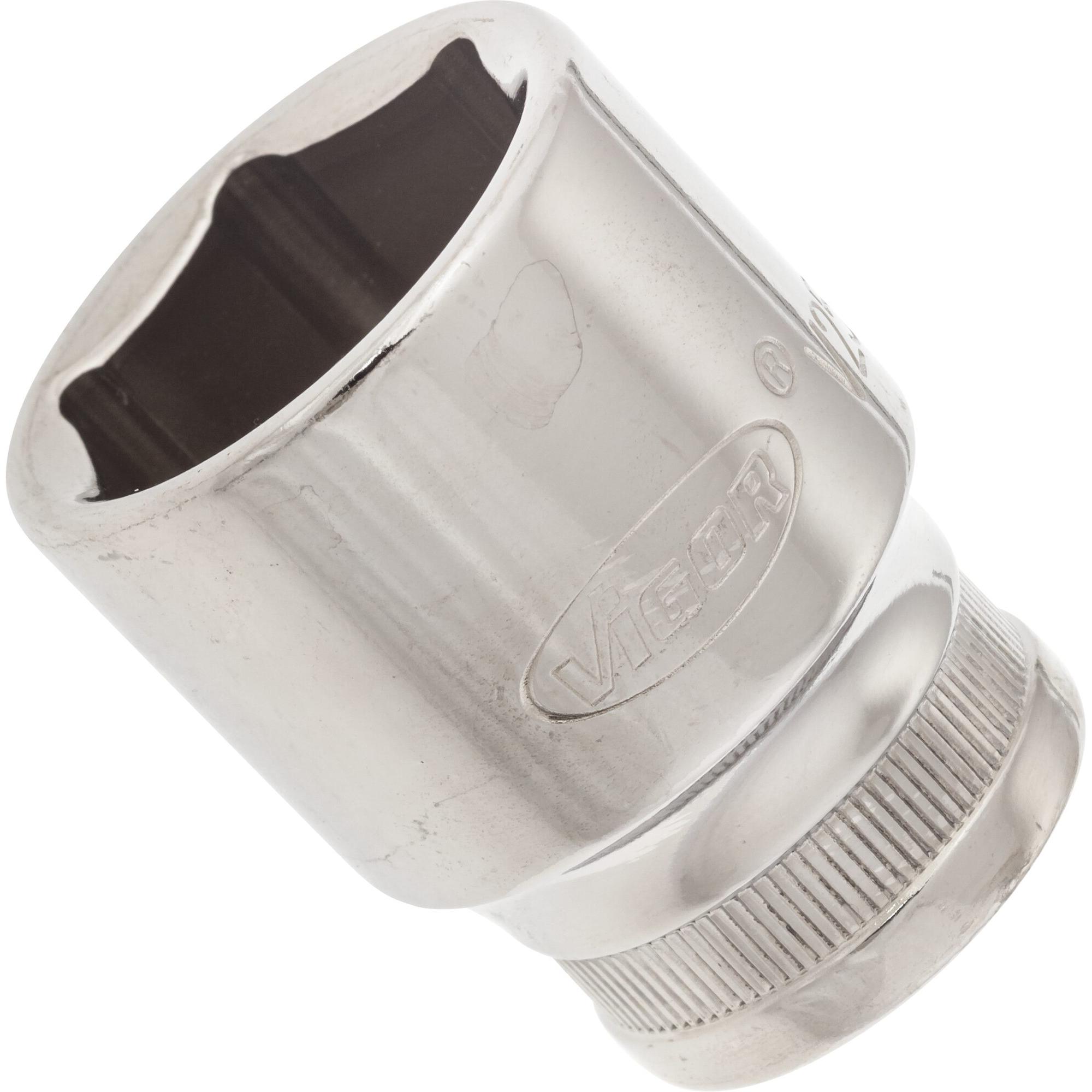 Vigor, Steckschlüssel + Stecknuss, STECKSCHLÜSSEL-EINSATZ 1/2" SW 23 (23 mm)