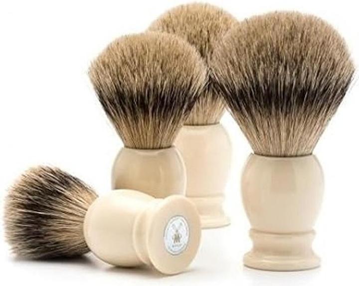 Actual product image Mühle Shaving brush, silver tip badger point, HANDCRAFT, large, handle (Shaving brush)