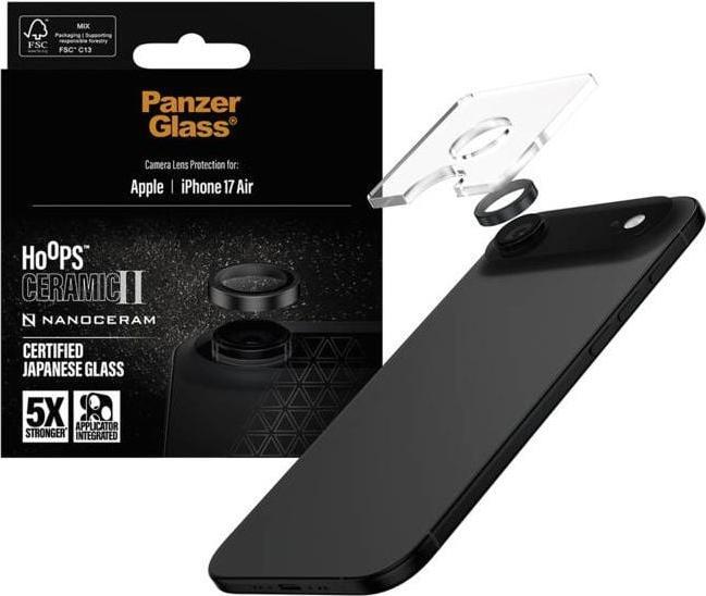 Actual product image PanzerGlass Hoops Camera Lens Protector (1 Piece, Apple iPhone Air)