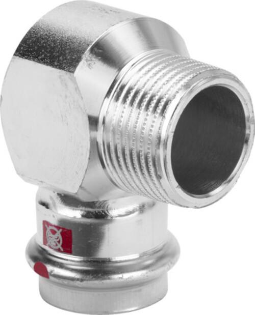 Viega GmbH & Co.KG Angle Prestabo with SC-Contur galvanised steel 90deg. male 15mmx3/8