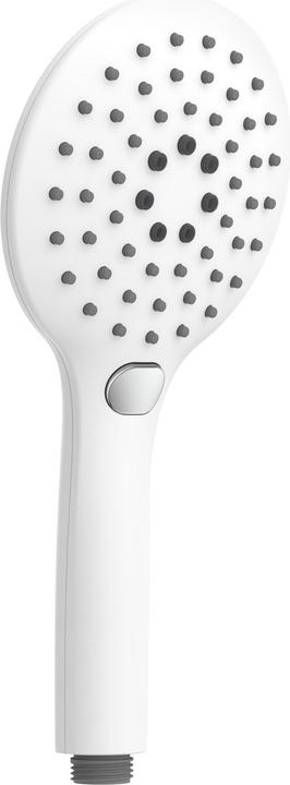 Image du produit Eisl Pomme de douche salle de bain RELAX Douchette à main Chrome Blanc Joint d'économie d'eau DX6070 (3 Types de jets, 16 l/min)