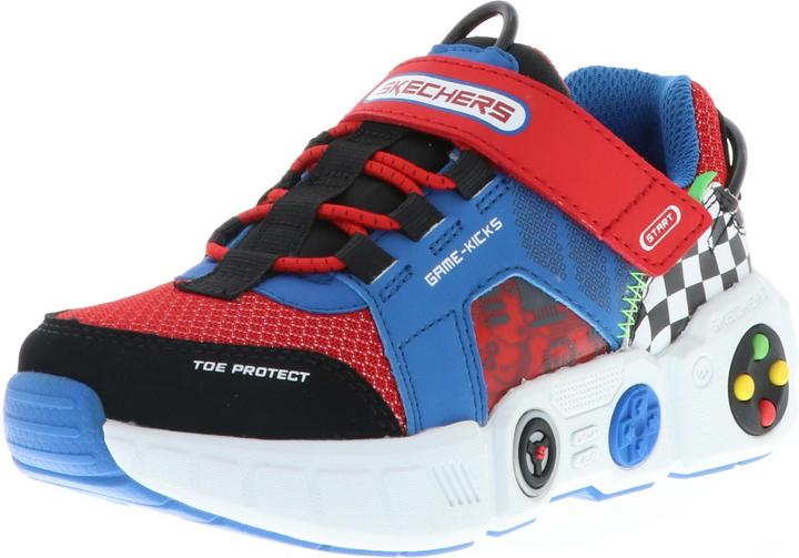 Produktbild Skechers 402260L/BLMT Gametronix Kinder Jungen Sneaker Turnschuhe Halbschuhe blau/rot/mehrfarbig (34)