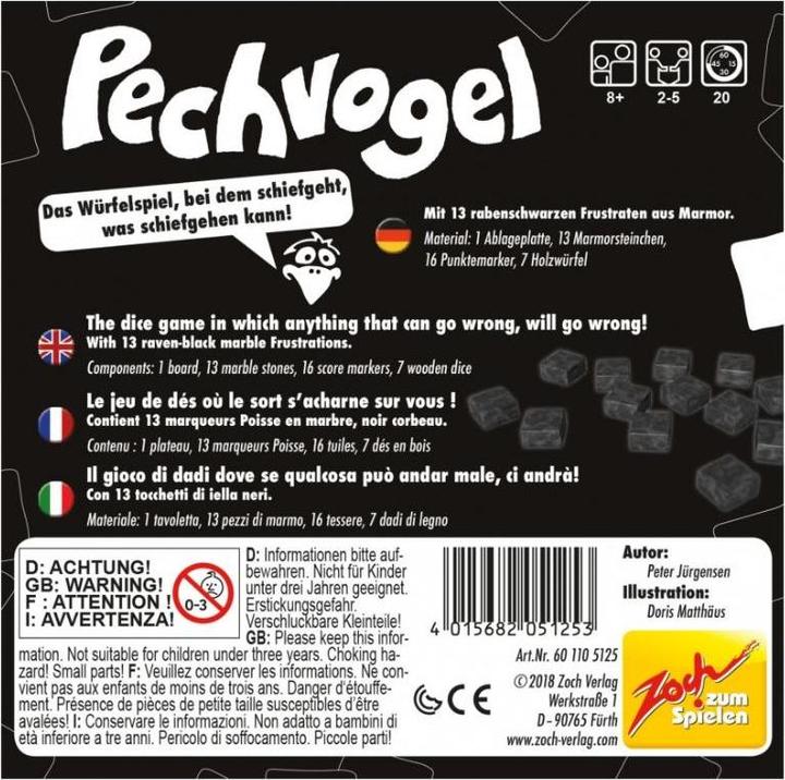 Produktbild Zoch Pechvogel (Deutsch, 2 - 5 Spieler)