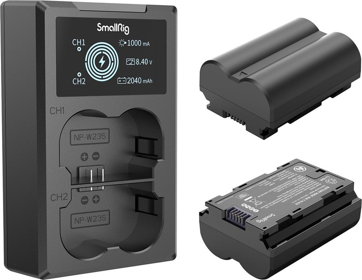 Actual product image SmallRig NP-W235 (Charger, Rechargeable battery)