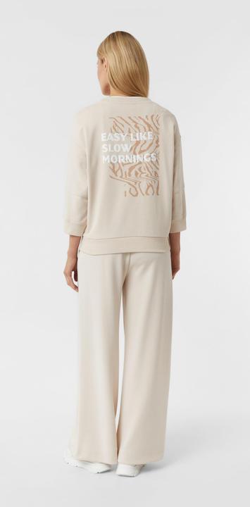 Produktbild Comma Sweatshirt Sweater mit Artwork und seitlichen Reissverschlüssen (42)