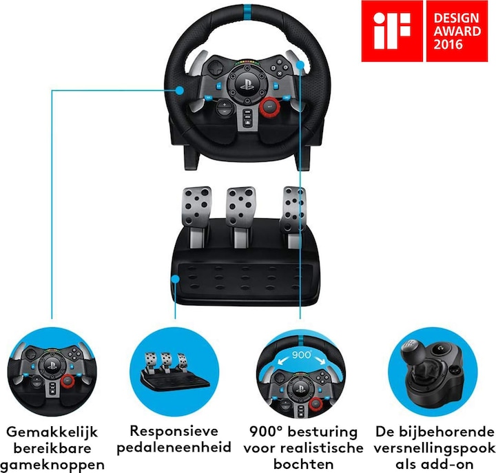 Image du produit Logitech G G29 Driving Force (PlayStation, PC) (PS3, PS4, PS5, PC)