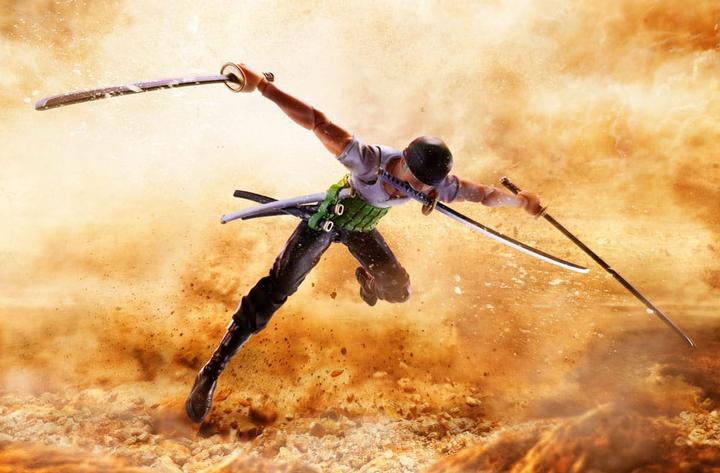 Produktbild Bandai One Piece S.H.Figuarts Roronoa Zoro Romance Dawn Version