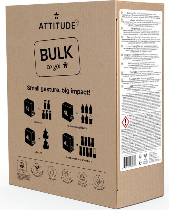 Immagine prodotto Attitude Detergente per piatti (Liquida)