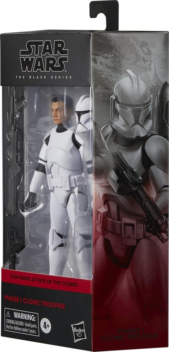 Productafbeelding Hasbro Star Wars Episode II Black Series beeldje Phase I Clone Trooper 15 cm