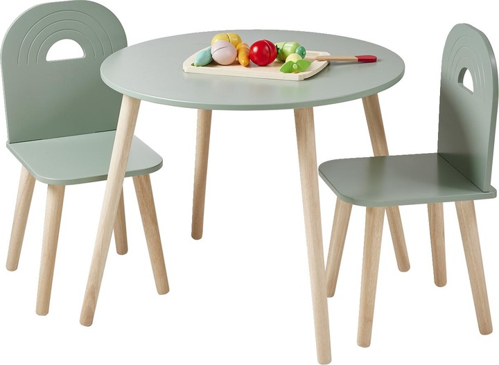 Produktbild Vertbaudet Kinderzimmer-Set: Tisch & 2 Stühle REGENBOGEN (Kindersofa)