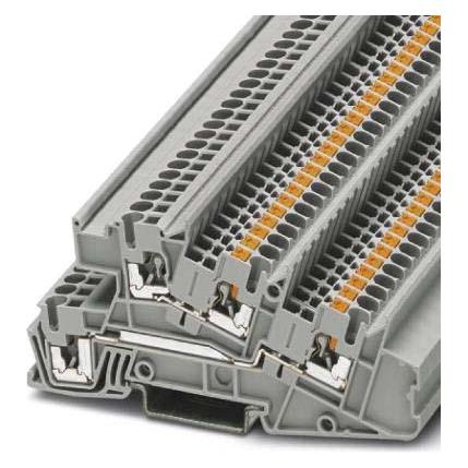 Phoenix Contact PTI 2,5-LO/LO 3213944 Installatieklemmenblok 0,14 mm² 1,50 mm² Grijs 50 st., Kabels + Stekkers, Grijs