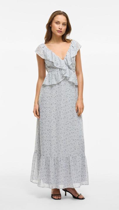 Image du produit Vila Ärmelloses Rüschen Maxikleid (44)