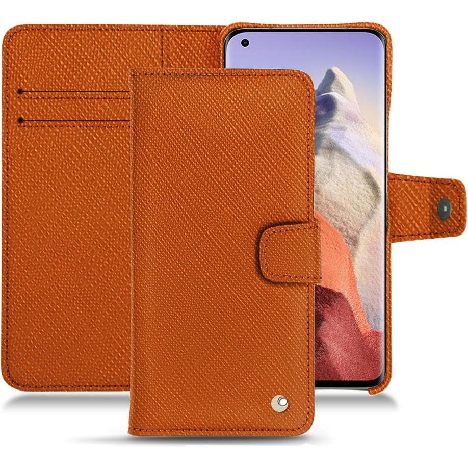 Noreve Lederschutzhülle (Xiaomi Mi 11 Ultra), Smartphone Hülle, Orange