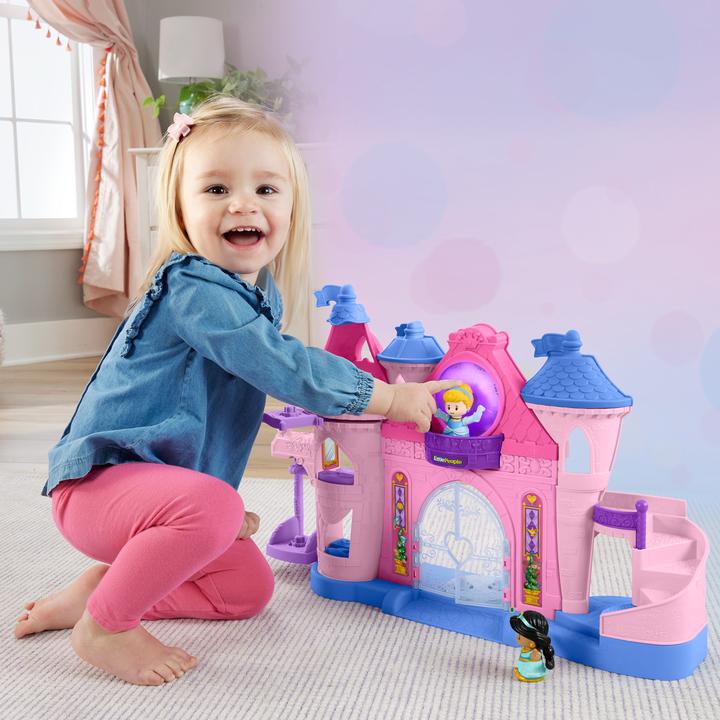 Image du produit Fisher-Price Princesses Disney – Château lumières magiques et danse (55)