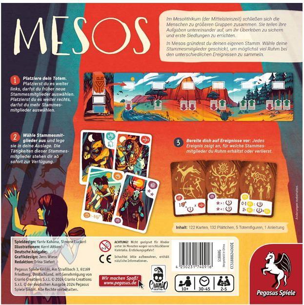 Produktbild Pegasus Mesos (DE) (Deutsch, 2 - 5 Spieler)