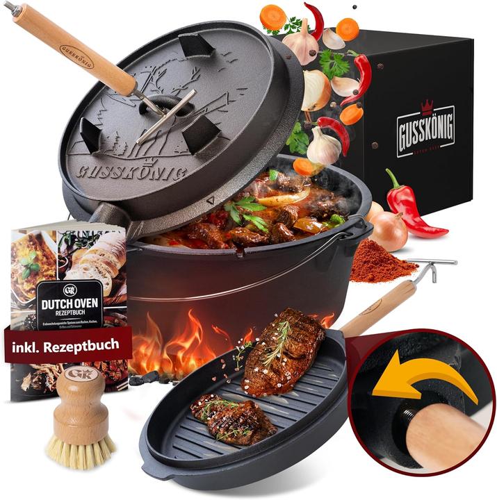 Actual product image Gusskönig Dutch Oven Set