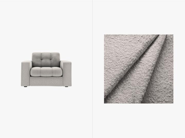 Image du produit CXL by Christian Lacroix Bouclé Fauteuil, "Yohan", 1 Place, 97x90x72 Fabriqué en Europe