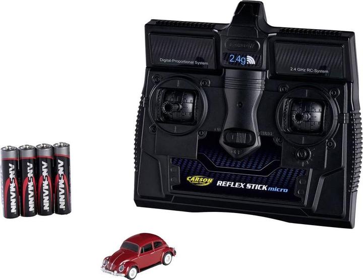 Produktbild Carson 1:87 VW Käfer rot 2.4G 100% RTR (RTR Ready-to-Run)