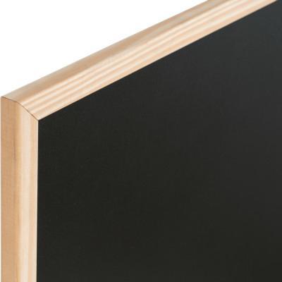 Productafbeelding Bi-Office Krijtbord, natuurlijk hout, zwart, 600 x 400 mm (40 x 40 cm)
