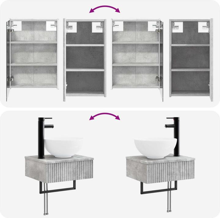 Produktbild vidaXL Badezimmerschrank-Set