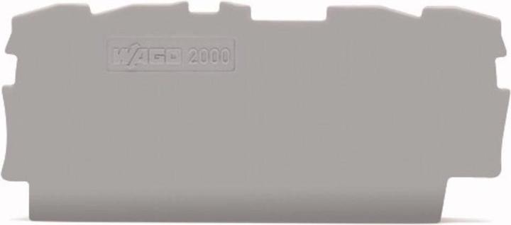 Produktbild Wago End plate for 4x1mm terminal grey (Diverse)